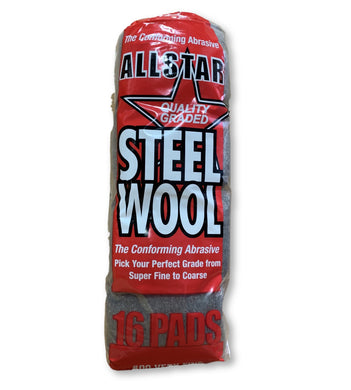 Steel Wool - Pack of 16 Pads